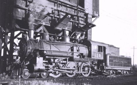 D&M Locomotive at North Bay City coal dock